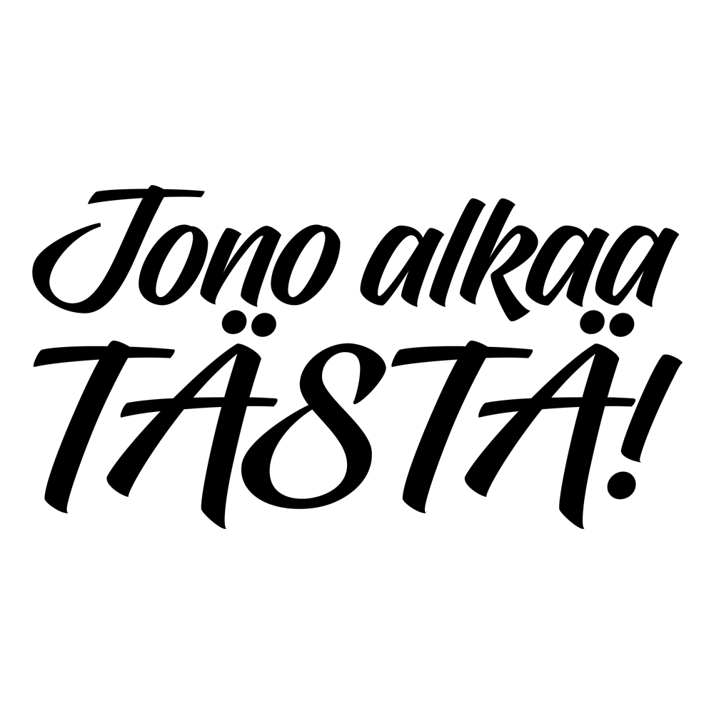 Jono alkaa TÄSTÄ -Siirtokalvotarra