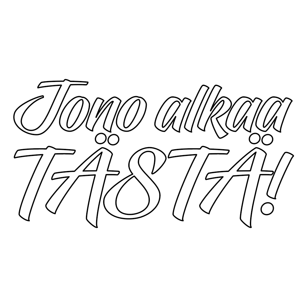 Jono alkaa TÄSTÄ -Siirtokalvotarra