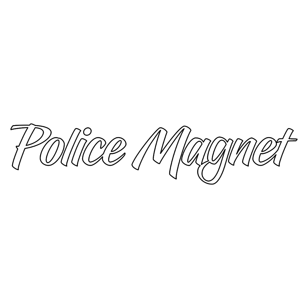 Police Magnet -Siirtokalvotarra