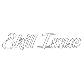 Skill Issue Pin Skill Issue -Siirtokalvotarra